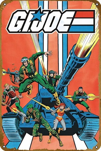 Vintage Collectible Tins - Gi Joe – Tank Posteri Vintage