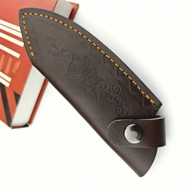 Vintage Collectible Knife - Deri Kılıf Alet Saklama Kılıfı Taşınabilir