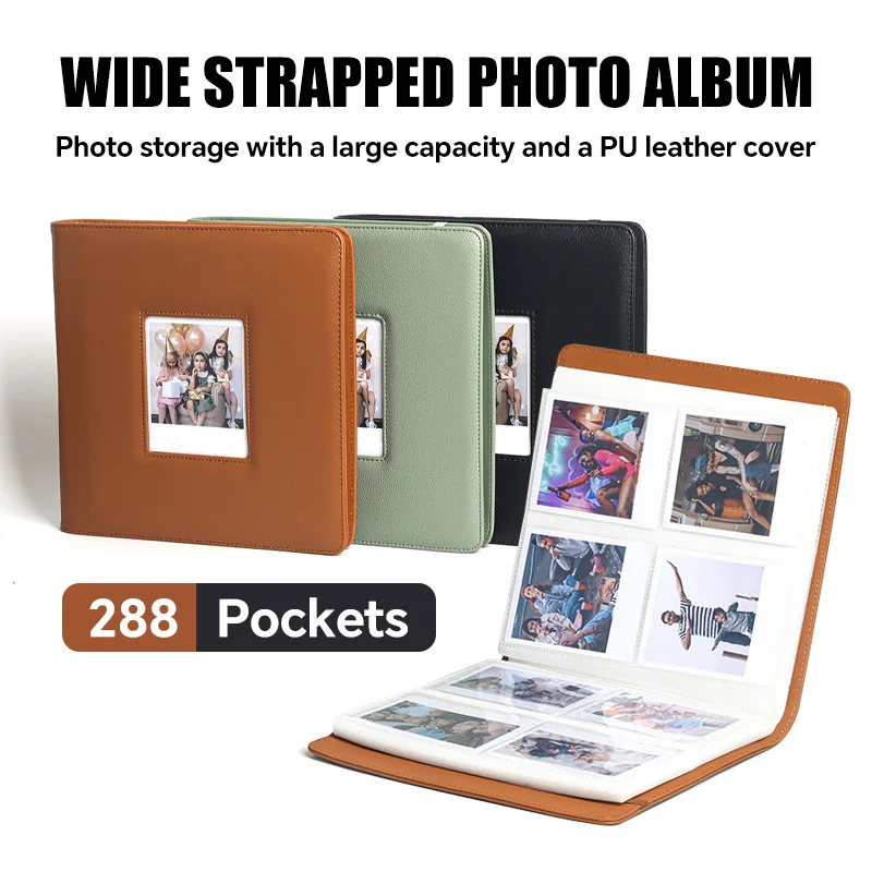 Polaroid Photo Album - 288 Cepli Büyük Anında Fotoğraf Albümü