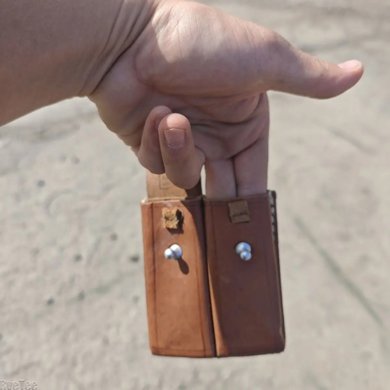 Vintage Collectible Knife - El Yapımı Vintage Deri EDC Kemer
