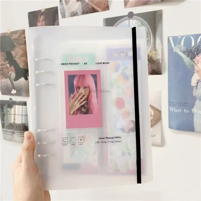 Polaroid Photo Album - A5 Bağlayıcı Fotocard Tutucu Kpop Fotocard