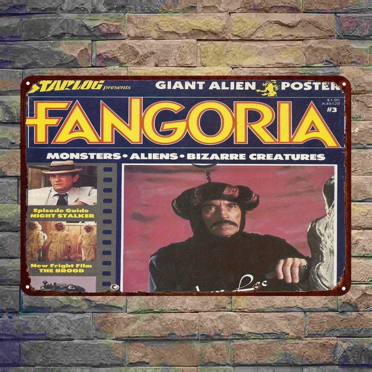 Vintage Fangoria Dergisi Kapağ - Vintage Collectible Tins incelemesi ve fiyatı