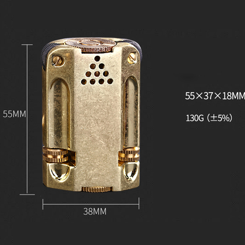 Vintage çinko alaşım çift çakm - Vintage Collectible Lighters incelemesi ve fiyatı