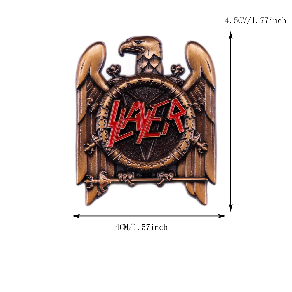 1 adet Retro Ağır Metal Grubu  - Collectible Vintage Brooches incelemesi ve fiyatı