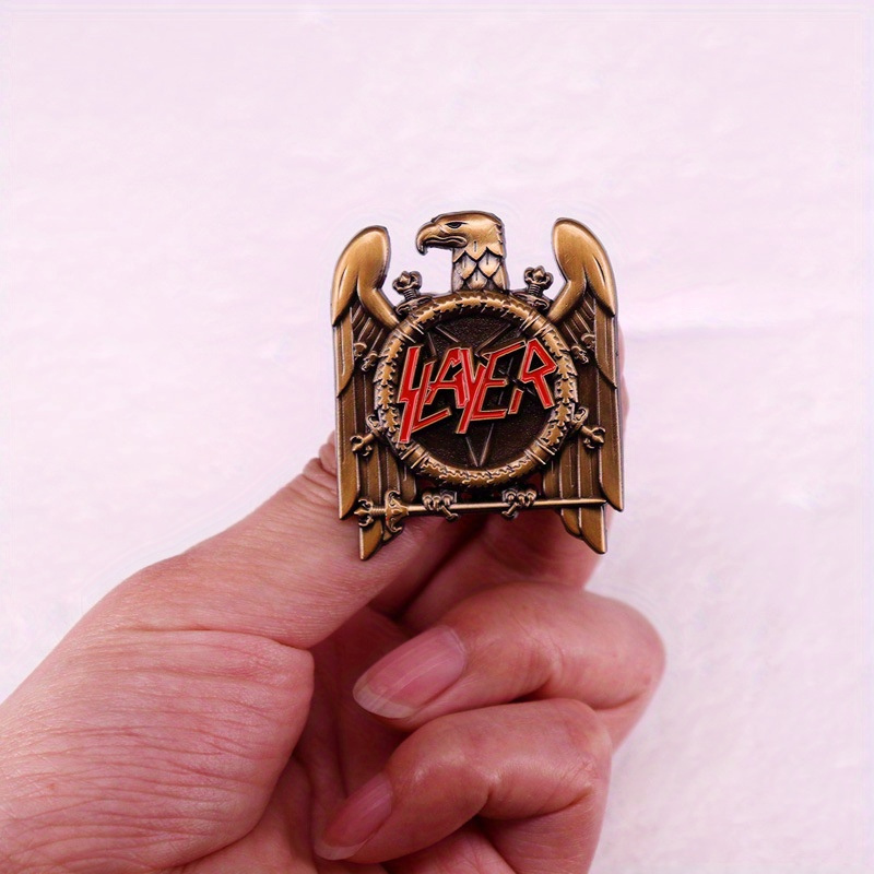 1 adet Retro Ağır Metal Grubu  - Collectible Vintage Brooches incelemesi ve fiyatı