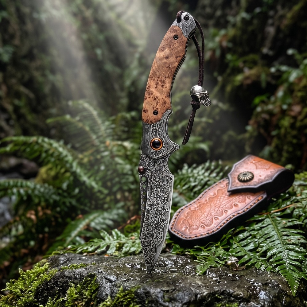 Yüksek Sertlikte Şam Desenli K - Vintage Collectible Knife incelemesi ve fiyatı