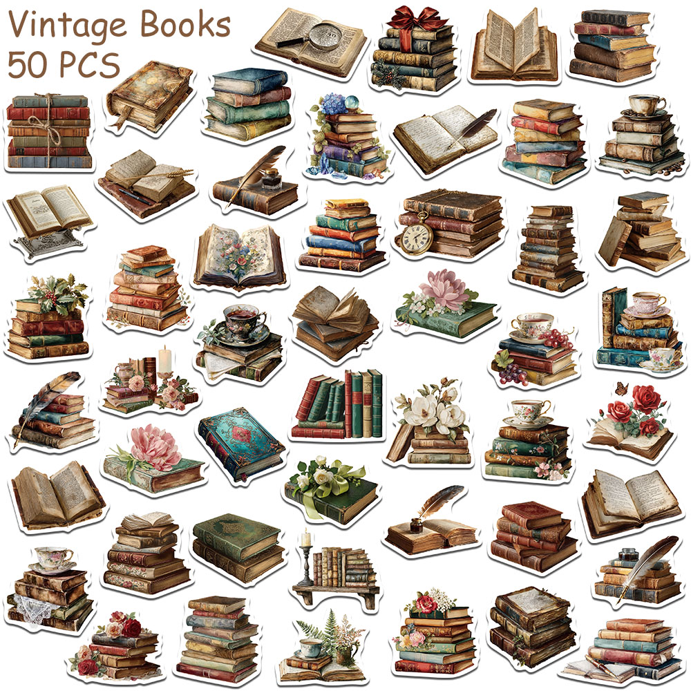 50 adet Vintage Kitaplar Çıkar - Vintage Collectible Books incelemesi ve fiyatı