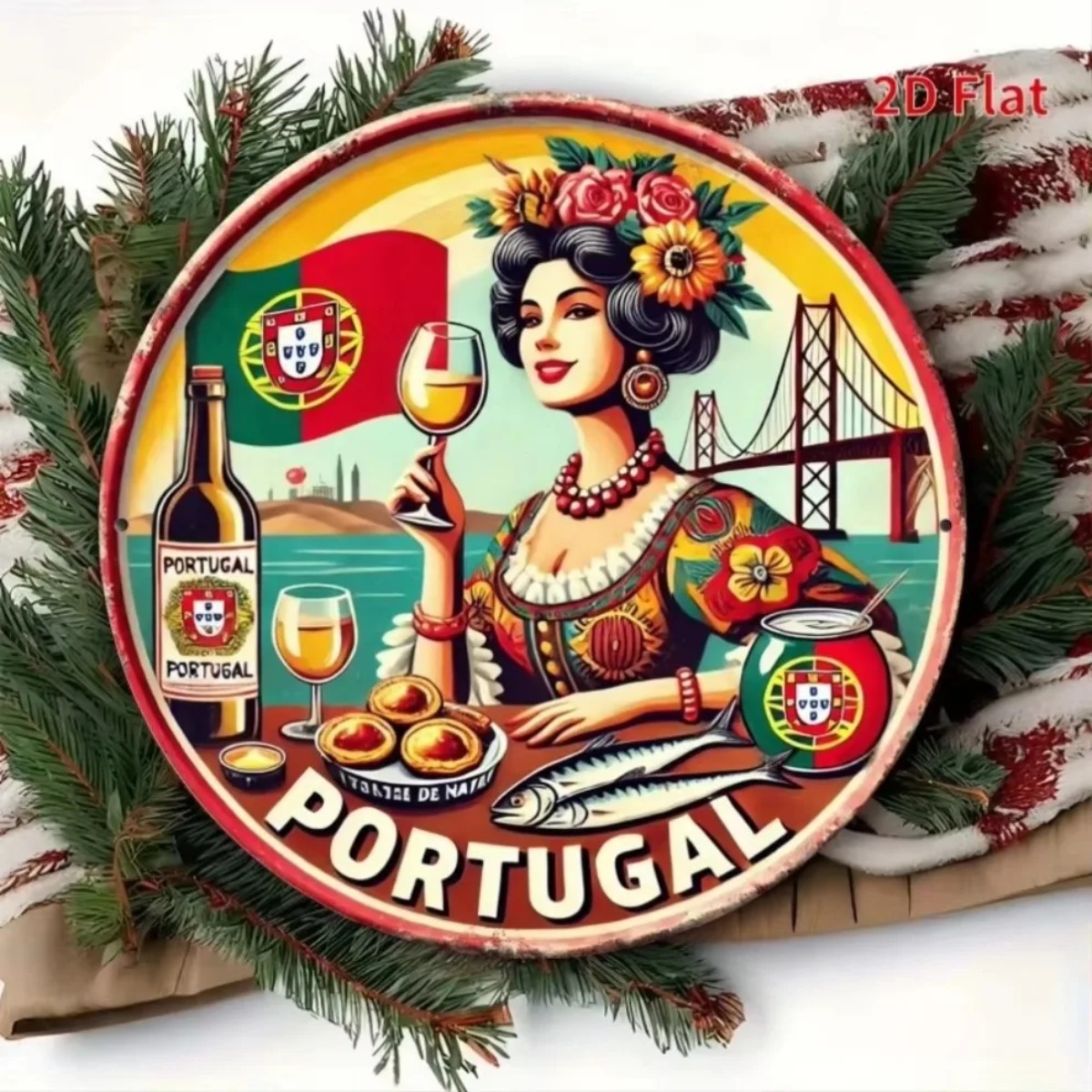 Vintage Retro Yuvarlak Metal T - Vintage Collectible Tins incelemesi ve fiyatı