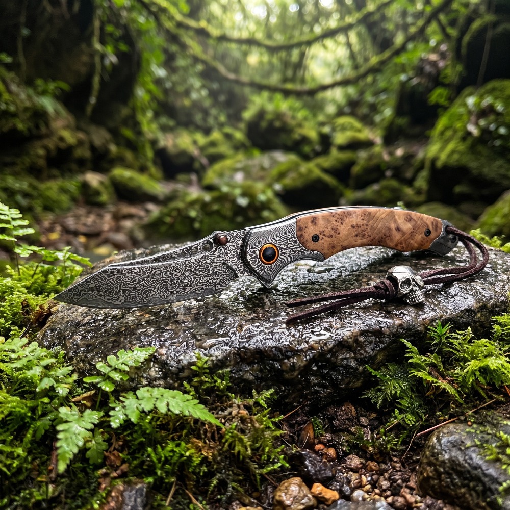 Yüksek Sertlikte Şam Desenli K - Vintage Collectible Knife incelemesi ve fiyatı
