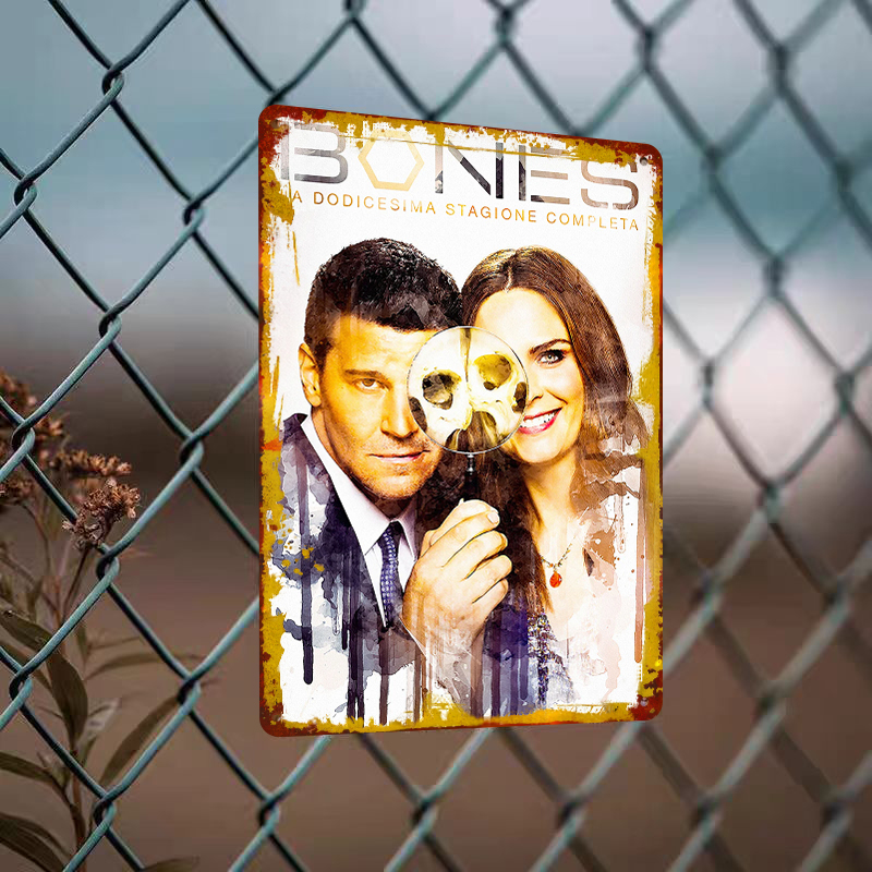Bones Sezon 12 Posteri Metal T - Vintage Collectible Tins incelemesi ve fiyatı