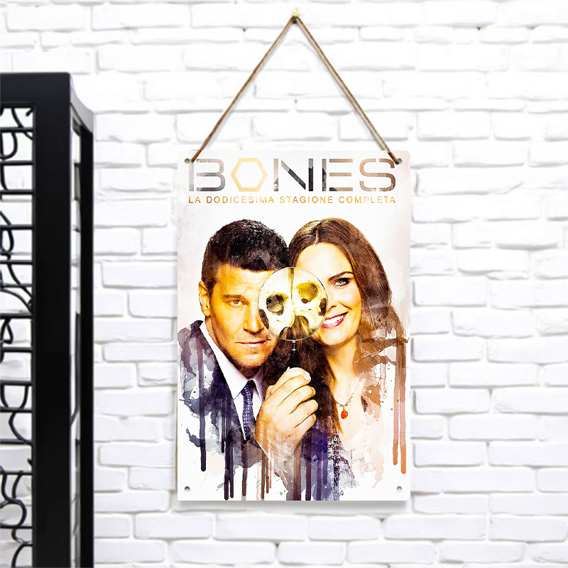 Bones Sezon 12 Posteri Metal T - Vintage Collectible Tins incelemesi ve fiyatı