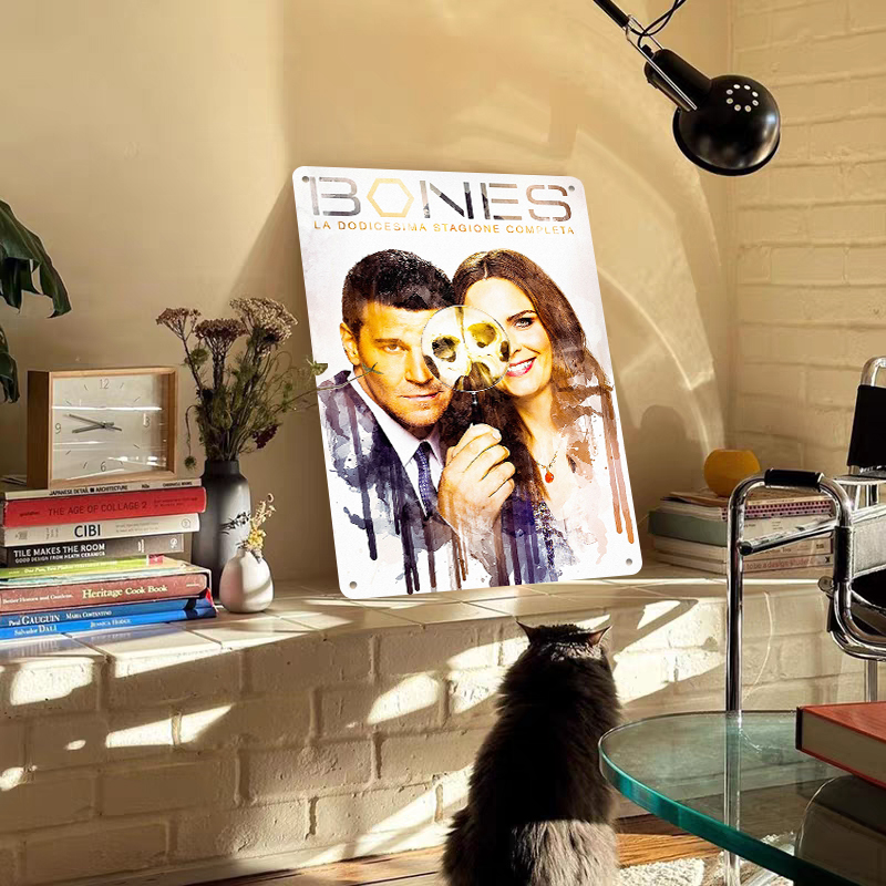 Bones Sezon 12 Posteri Metal T - Vintage Collectible Tins incelemesi ve fiyatı
